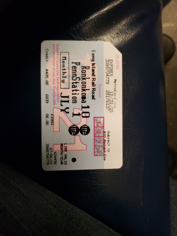 LIRR Ticket