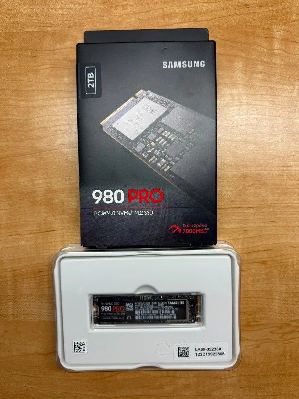 Samsung 980 PRO 2TB NVMe M.2 SSD MZ-V8P2T0 – PCIe Gen4 Internal SSD