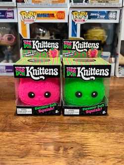 Authentic Schylling Needoh Knittens Green & Pink $30 EACH