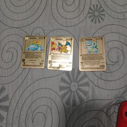 Gold plated pokemon cards. All Cards Together 