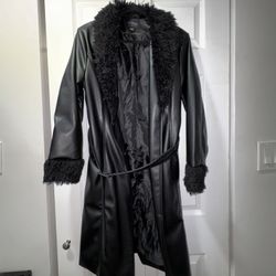 Black Long Leather Jacket