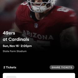 AZ Cardinals vs San Francisco Niners 11/16/25