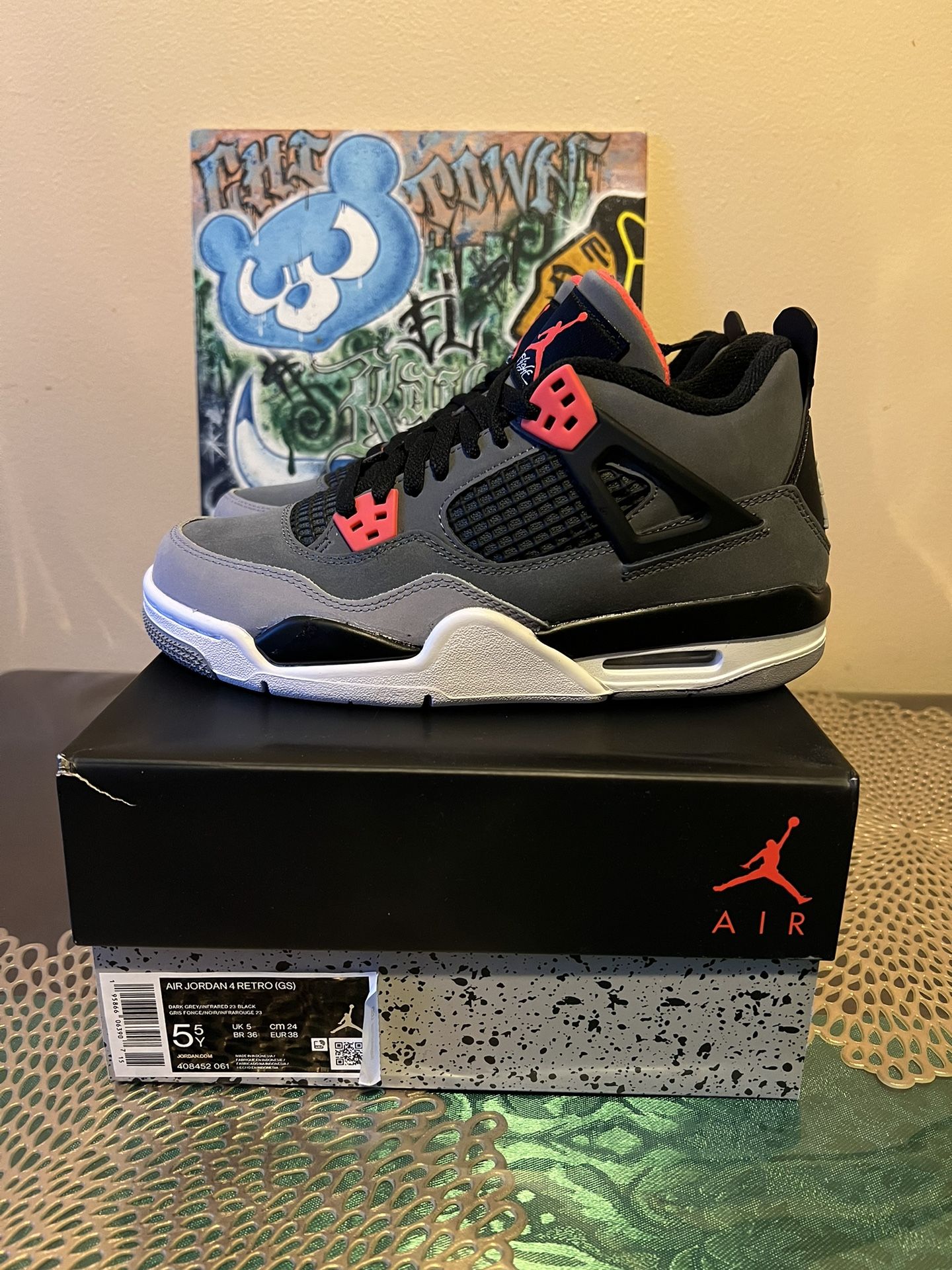 Jordan 4 Infrared Size 5.5y