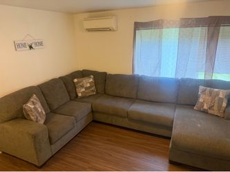 Grey U Shaped Sectional