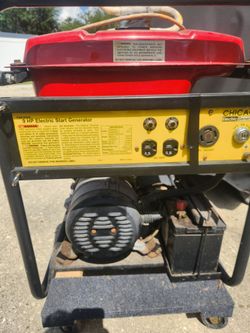 Chicago electric generator with electric start