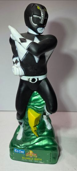 RARE VINTAGE Mighty Morphin Power Rangers BUBBLE BATH SOAP 1994 Kid Care EMPTY