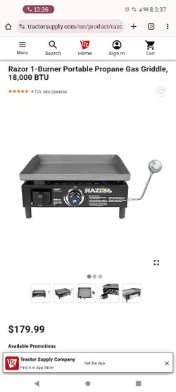 Razor Flat Grills $140
