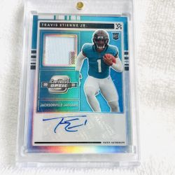 Travis Etienne Jr RPA Contenders Optic /50 Rookie Football Card 