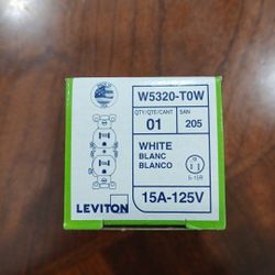 W5320-TOW Duplex Receptacle White (WR)
