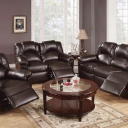 Sofa, Love Seat & Chair