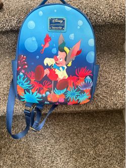 Disney Loungefly Pinocchio Under the Sea Mini Backpack