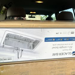 Glacier Bay 33 Inch Drop Sink With Faucet Combo