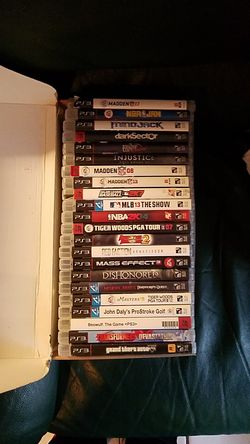 22 different ps3 games. All in great condition