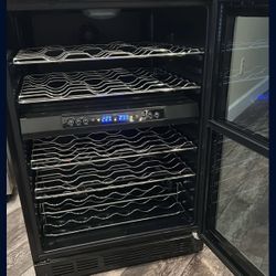 48 Bottle Dual Temp Wine Bottle Cooler