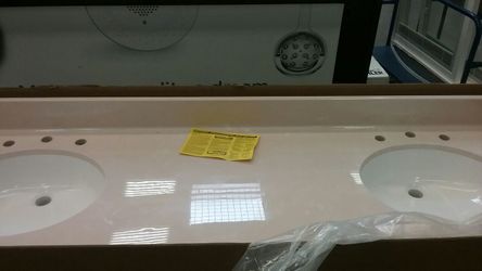 Brand new vanity double sink sales for $742 plus tax brand new in the box