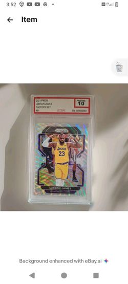 LeBron James # 23 Graded 10 / Upgrade to PSA increase your investment