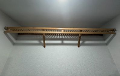 Floating Wall Wood Shelves