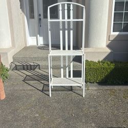 White Metal Display Rack