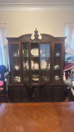 antique china cabinet