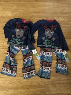 Boys Christmas Pajamas, New, Size 5