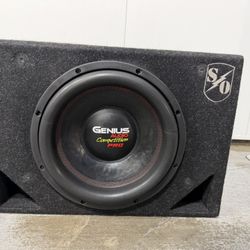 12"Genius audio G6 in ported box and JL Audio 500.1D Mono amp