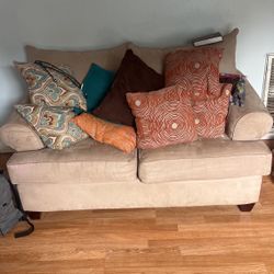 Beige Sofa 
