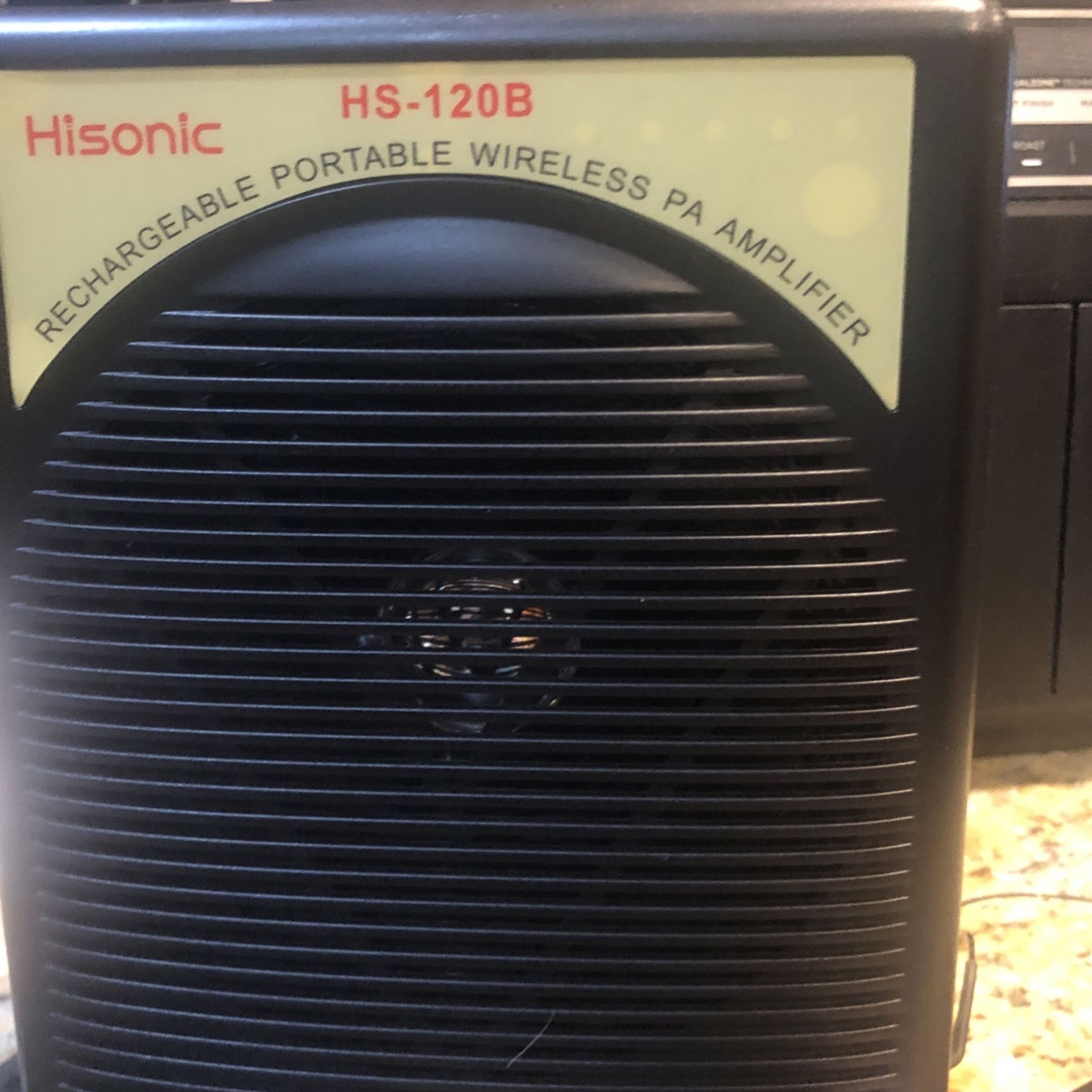 Rechargeable Portable Wireless PA Amplifier