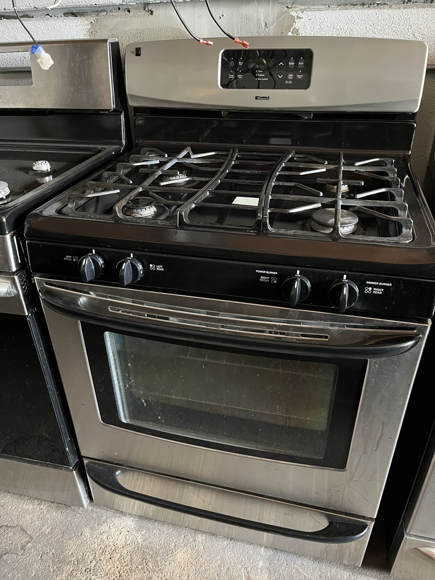 Kenmore Stainless Steel Gas Stove