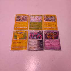 Lot Of 6 Pokemon Promo Cards Sealed