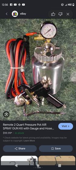 Pressure pot air sprayer