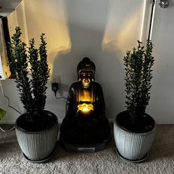 Buddha With Japanese Holly