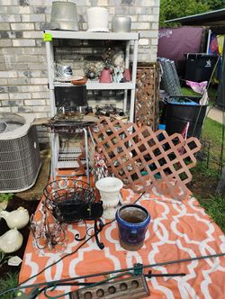 Garden Decor $10 And Under The Wrought Iron And Wobble Head Are $20
