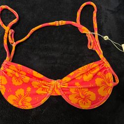 Frankie’s Bikinis Floral Bikini Top