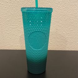 New Starbucks tri-tone green studded tumbler (Brand New)