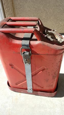 Old metal gasoline container...5 gallons