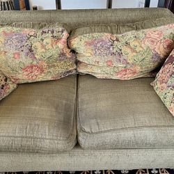 Olive Green Vintage Love Seat for Sale in Hollywood