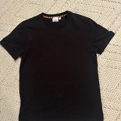 Black Designer Burberry Tee