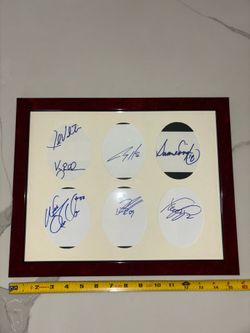 Lot of 15 signed/autographed index cards…