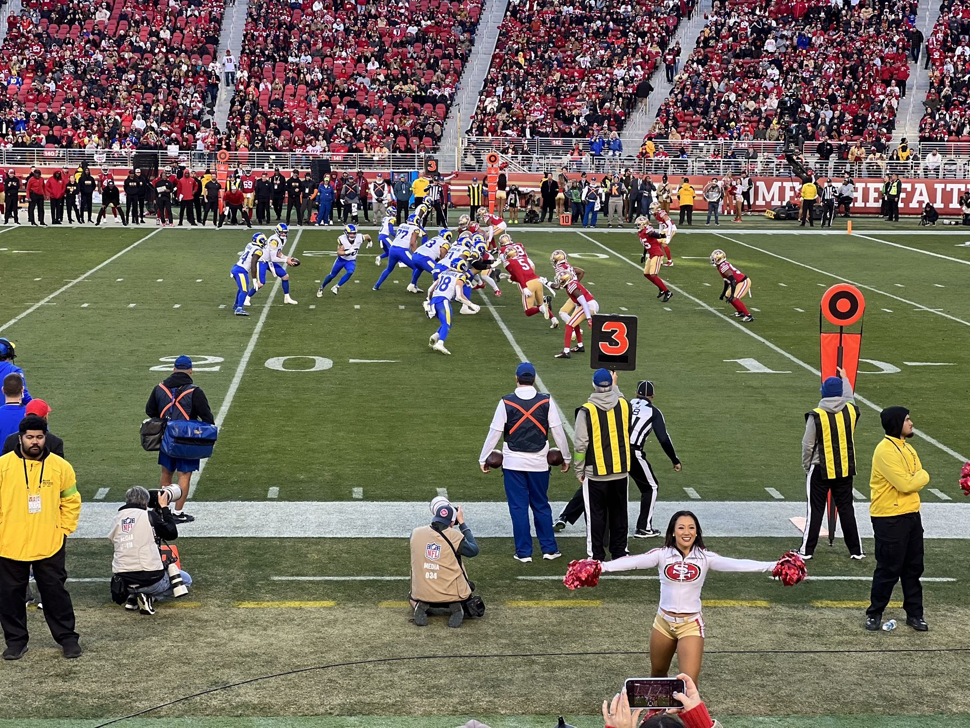 San Francisco 49ers vs Detroit Lions Red Zone Section 111, Row 9 (2 seats)