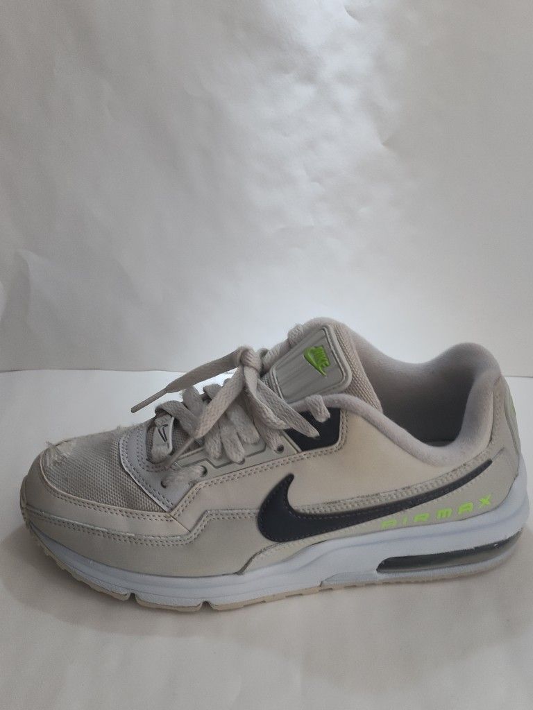 Nike Air Max LTD 3 Men's Shoes Grey Pure Platinum Dk Grey Electric Green