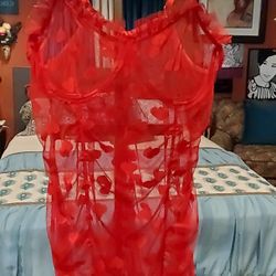 Sheer Hearts Nightee