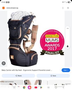 Baby Carrier with Hip Seat