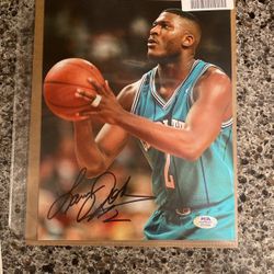 Signed Larry Johnson Picture