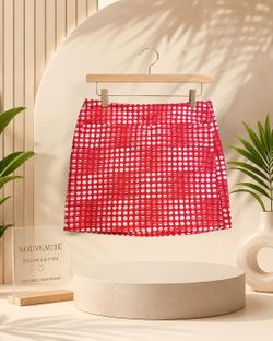 Golftini Skort  size 12p color pink & white