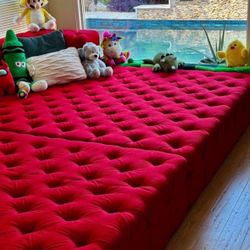 Extremely large a sectional sofa. Size : L/92”x W/144” total. It can be separated as a two (92”x 72”