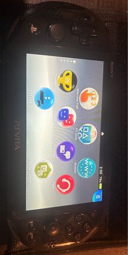 PSP vita with memory card