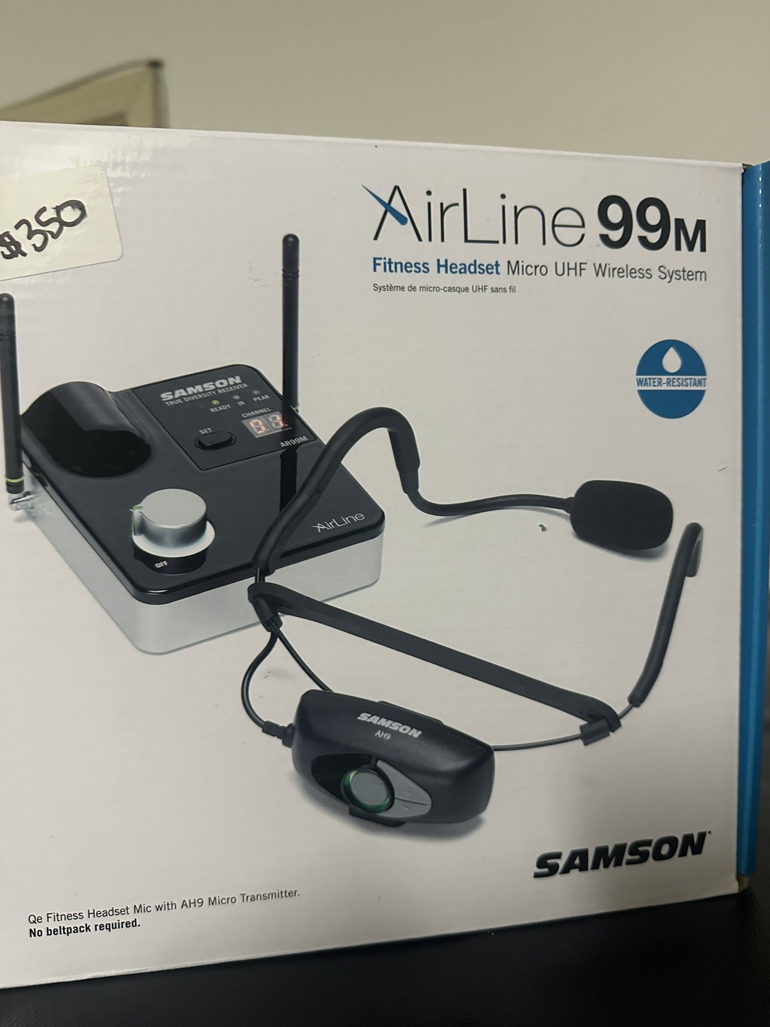 Samson AirLine 99m Wireless Fitness Headset Mic — Brand New (No Belt Pack) $350 OBO