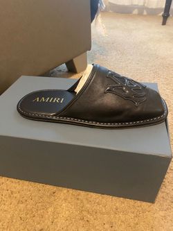 Amiri slides size 10