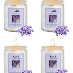Sage Scented Candle Set 