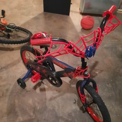Spiderman Kids Bike Only Rode It Once